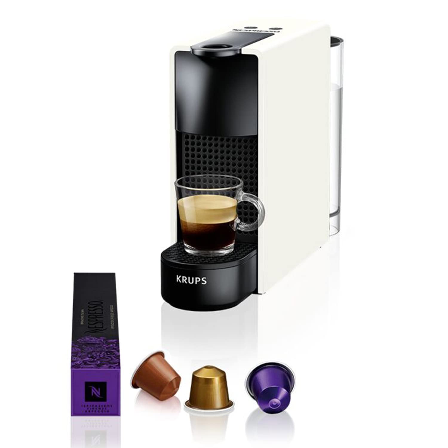 Cafron Essenza Mini Blanche – Machine à Café Compacte à Capsules