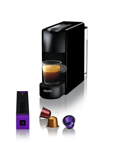 Cafron Essenza Mini Noire – Machine à Café à Capsules, Ultra Compacte